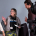 Mel Churcher on Set