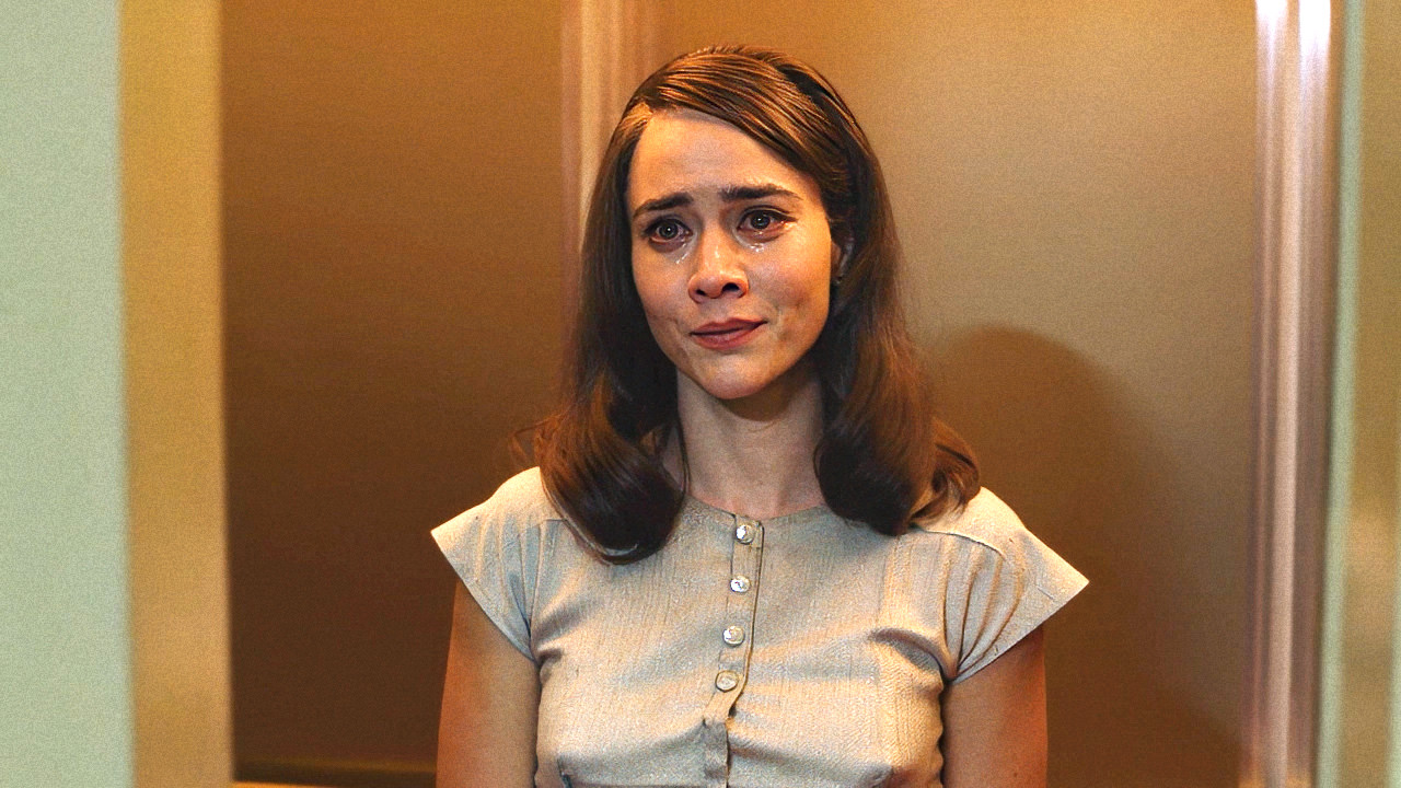 AI-generated image of a woman crying